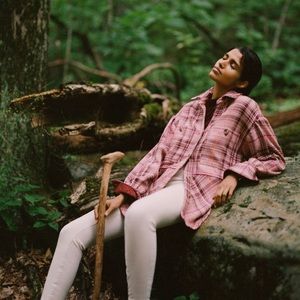 Anthropologie Hudson Plaid Shirt Jacket Sz S